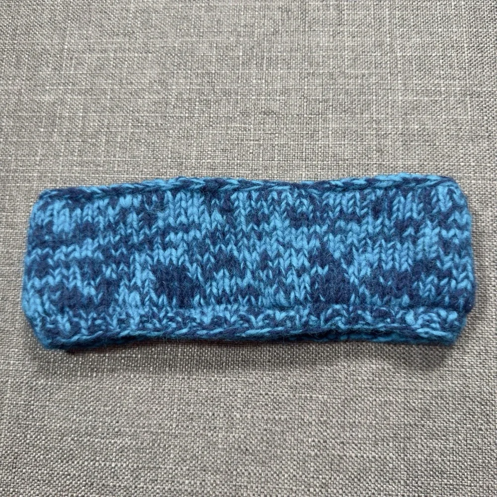 Katmandu Trading Co Women's Headband Wool Fleece Blue Knit ONE SIZE